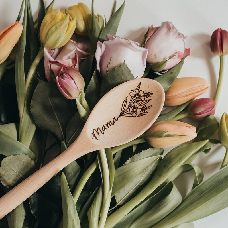 Personalized Wooden Spoon For Mom - Mother's Day gift