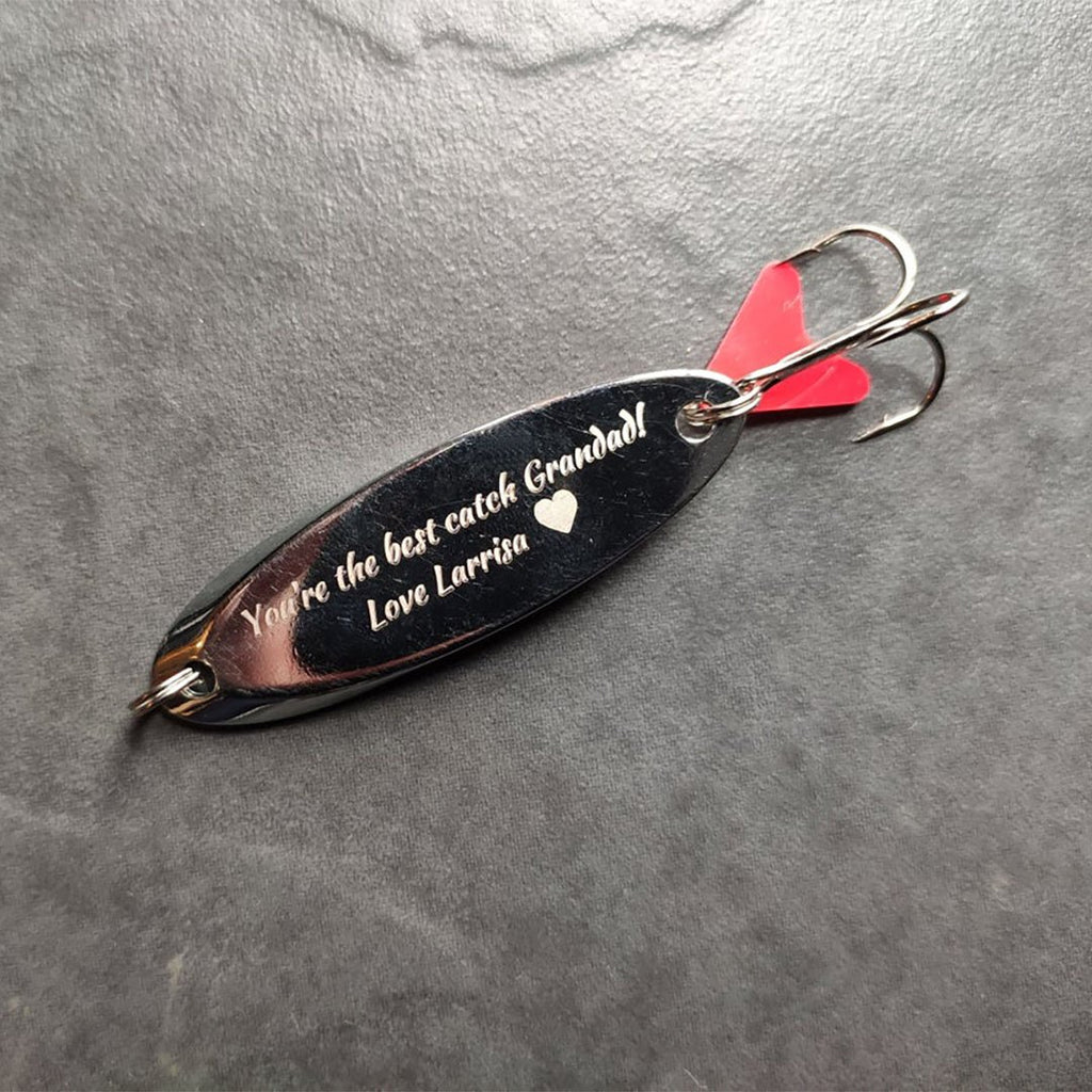 Personalized Laser Engraved Fishing Lure - Best Gift for Fisherman - Gift For Dad - Father's Day Gift