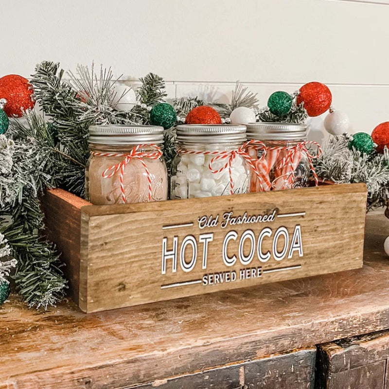 Hot Cocoa Bar Box - Christmas Decor