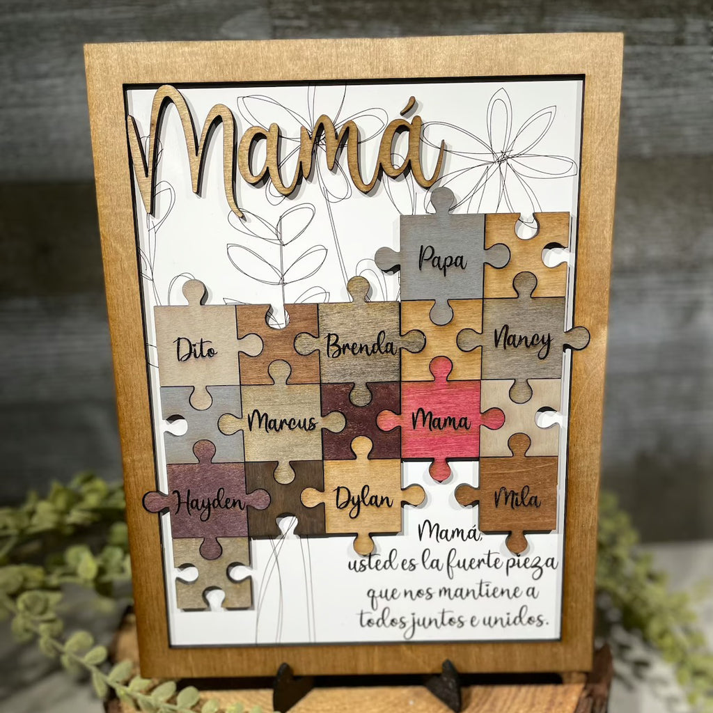You Are The Piece That Holds Us Together Sign - Gift For Mom