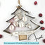 Farmhouse Family Christmas Tree Ornament, Shaker Personalized Christmas Decor