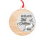 Personalize Christmas Reindeer Ornament