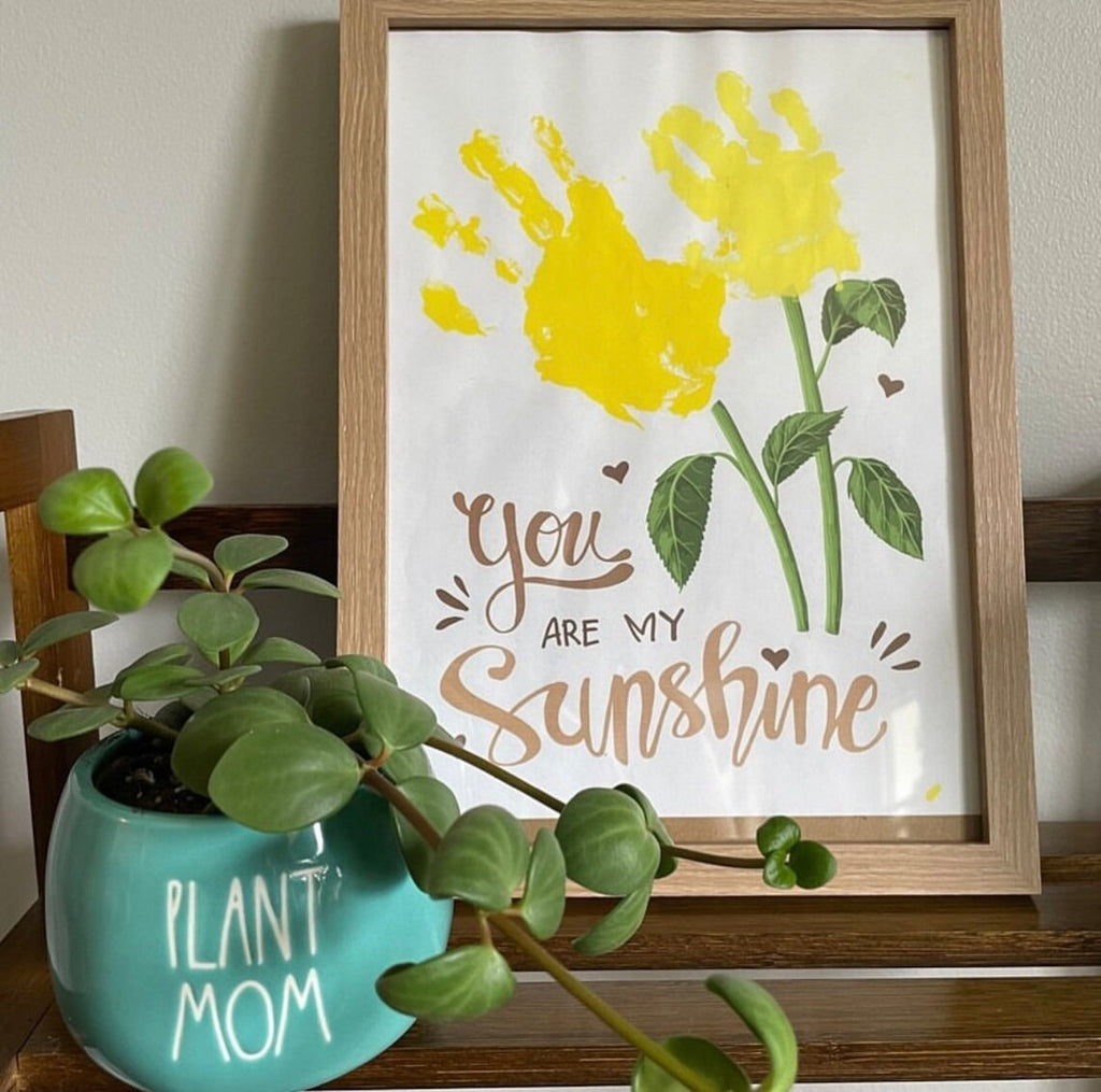 You Are My Sunshine - Handprint Sign - Gift For Mom