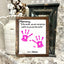 To Me You Are The World - Handprint Sign - Gift For Mom