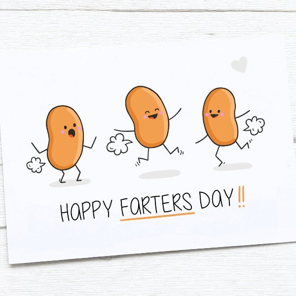 Happy Beans Father Day's Card