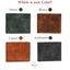 Personalized Leather Wallet, Engraved Mens Wallet - Fathers Day Gift
