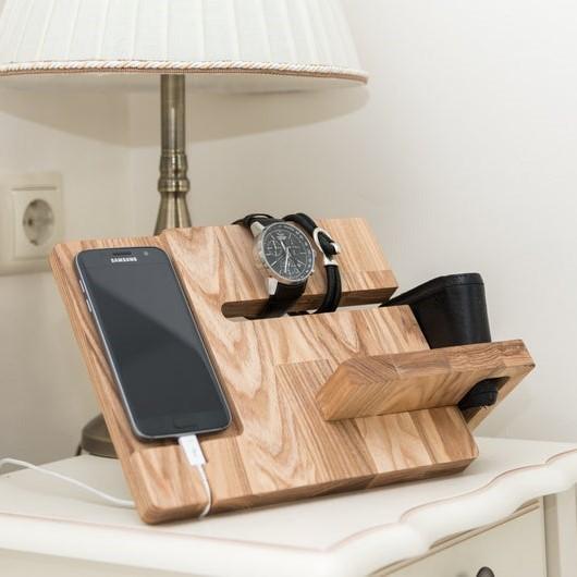 Charging Station Organizer, Gift for Dad, Father's Day Gift