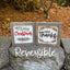 Thanksgiving Christmas Reversible Sign - Holiday Decoration