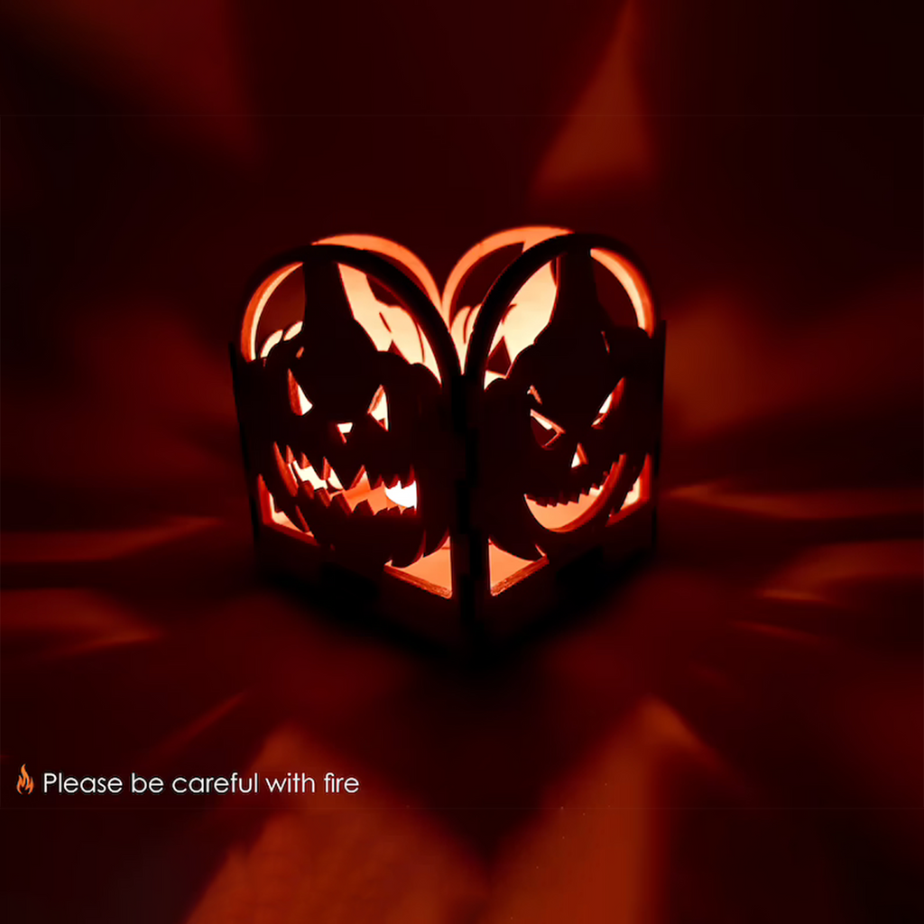 Halloween Pumpkin Candle Lantern - Jack O Lantern