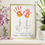 Thank You For Helping Us Grow Handprint Sign - Mother's Day Gift