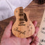 Personalized Wooden Guitar Picks with Photo Case