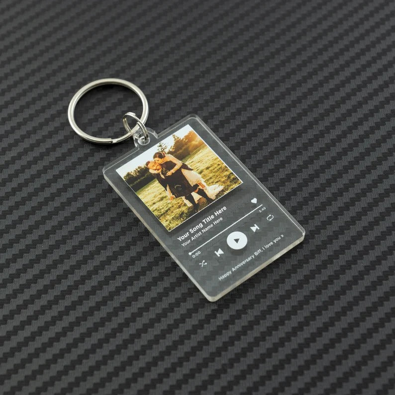 Personalised Song Keychain - Couple Gift