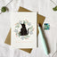 Happy Mother's Day Black Cat - Card For Mom