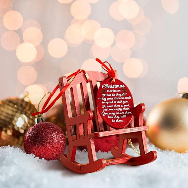 Christmas in Heaven Memorial Chair Ornament, Christmas Decoration