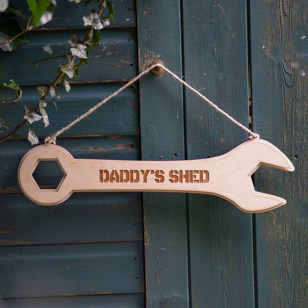 Personalized Dad's Shed Sign - Father's Day Gift - Gift For Dad - Gift For Man