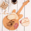 Personalized Guitar Chopping Board - Wedding/5th Anniversary Gift