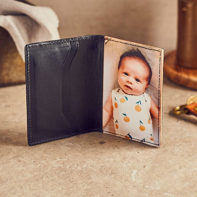 photo card holder, card holder, leather gifts