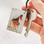 Personalized Acrylic Photo Keyring with Engraved Text - Father's Day Gift